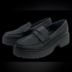 Sincerely Jules Rocker Faux Leather Platform Loafers